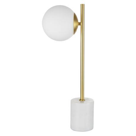 If your bedside table or desk is looking a little lacklustre, the solution is easy: just add brass. 'Vesey' **table lamp** in Marble & Brass, $69, from [Freedom](https://www.freedom.com.au/furniture/shop-new-season-looks/todd-dining-table/23924628/vesey-table-lamp-marble-brass-colour|target="_blank"|rel="nofollow").