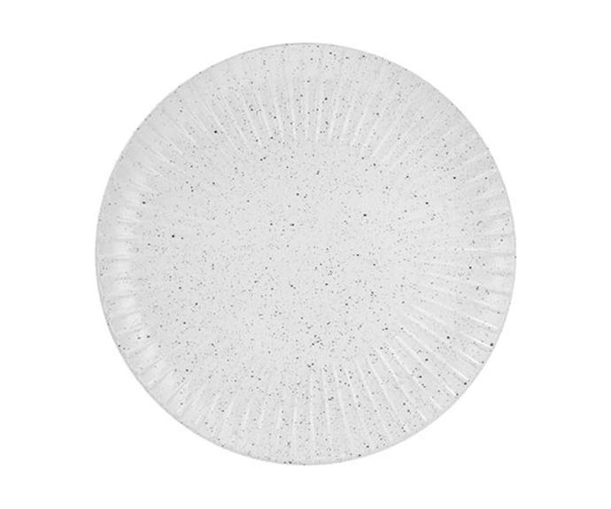 **AFFORDABLE**<p>
<p>Prefer to spend your dollars on quality ingredients rather than a high-end serving plate? Kmart's got your back. The embossed design will have even the most hard-to-please [dinner party](https://www.homestolove.com.au/how-to-host-a-dinner-party-7132|target="_blank") guest fooled. <P>
<P>Embossed round **platter** in white, $8, from [Kmart](https://www.kmart.com.au/product/embossed-round-platter-white/2647309|target="_blank"|rel="nofollow").<p>