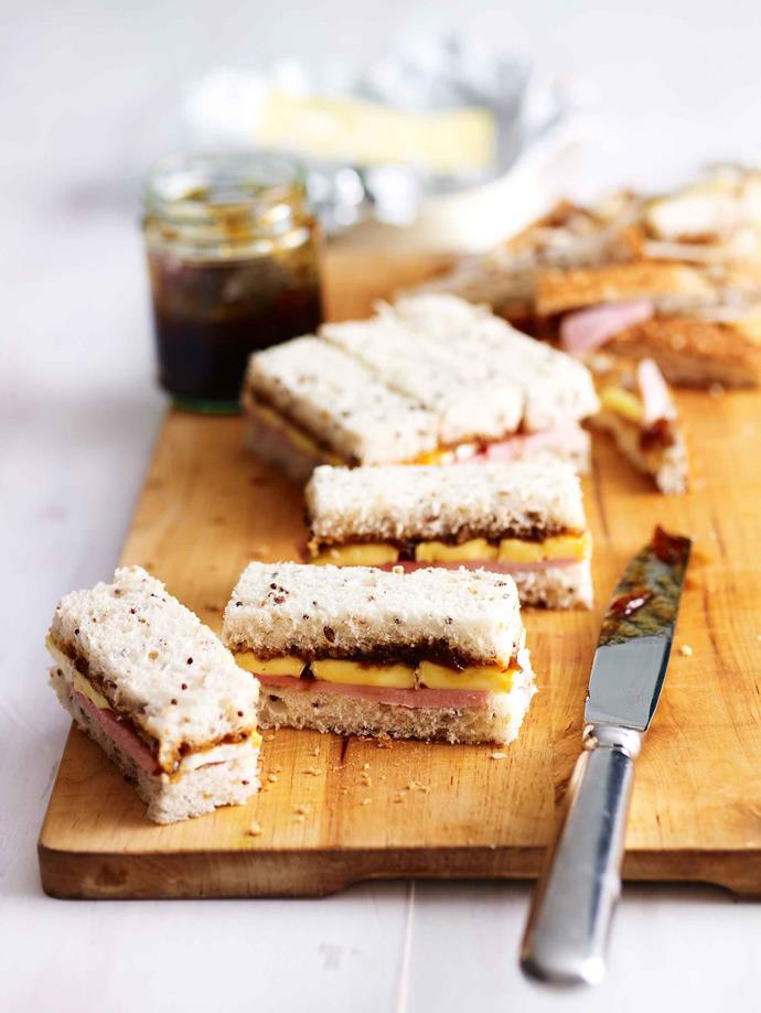 The oozy layer of brie in this sandwich will win your guests over.