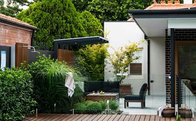 A Federation home with evergreen landscaping ideas