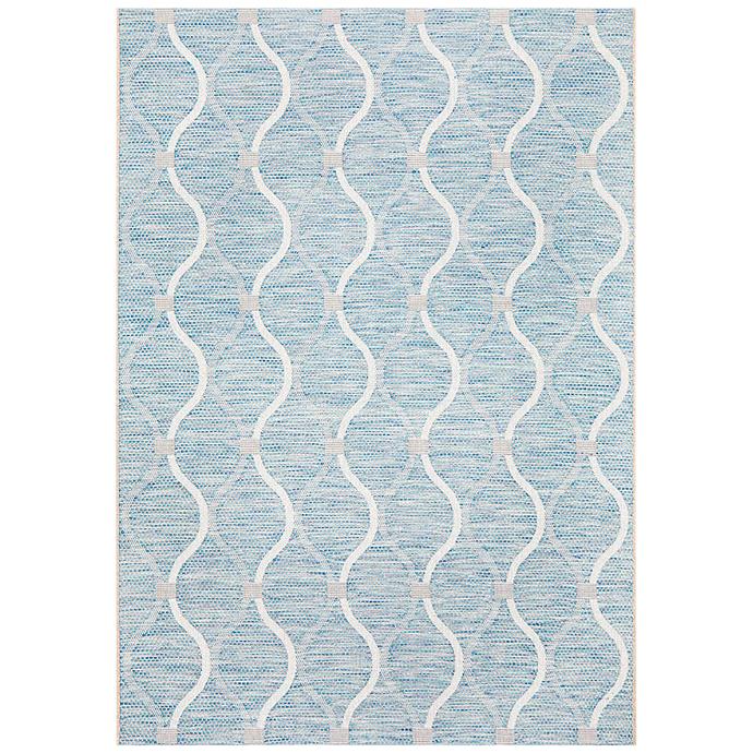 Terrance Mateo indoor/outdoor rug in Blue (3mx 4m), $715, [LivingStyles](https://www.livingstyles.com.au/terrance-mateo-indoor-outdoor-rug-300x400cm-blue/|target="_blank"|rel="nofollow").