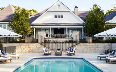 A Hamptons-style house inspired by a Hollywood film