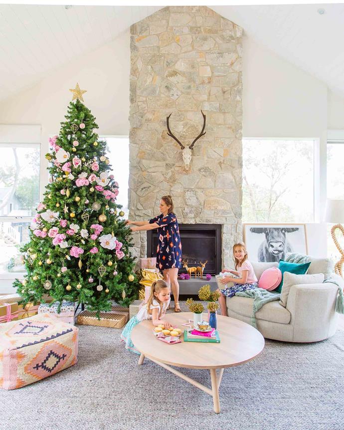 "More is more when it comes to decorating a Christmas tree," says Annie.