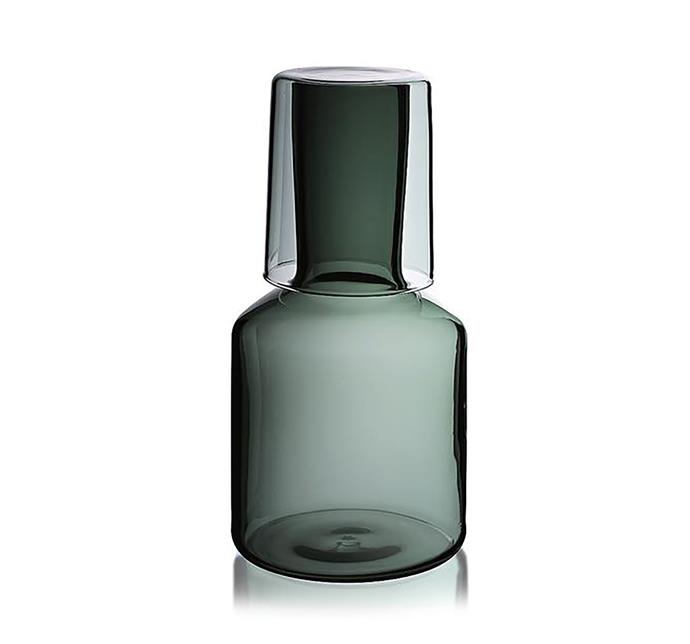 J'ai Soif carafe and glass, $79, from [Maison Balzac](https://www.maisonbalzac.com/products/s-carafe-glass-79|target="_blank"|rel="nofollow")