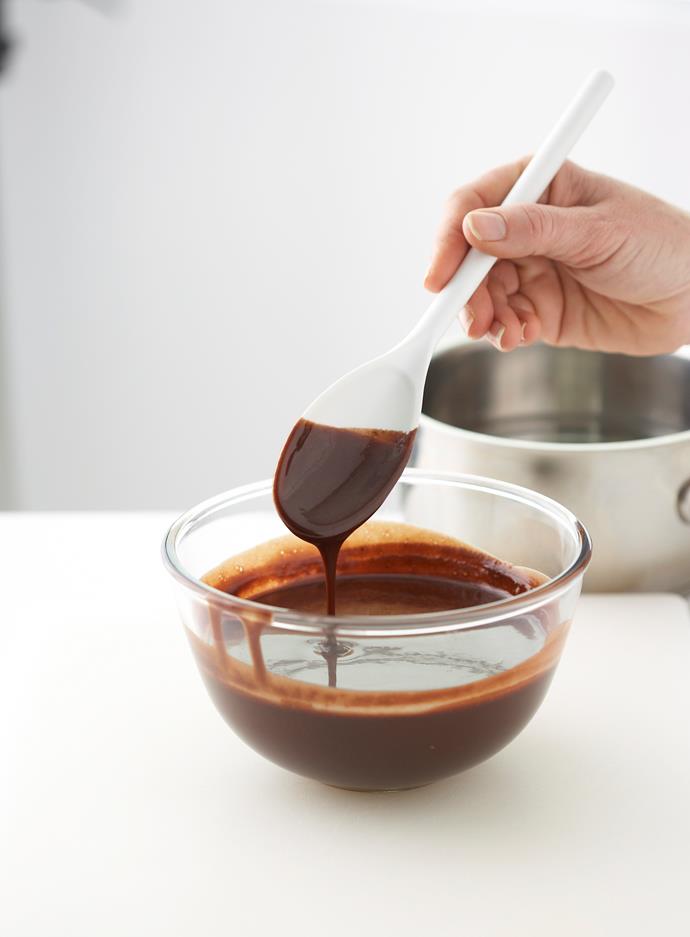 This quick and easy chocolate sauce recipe makes a decadent topping.