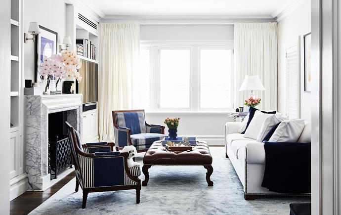An Art Deco apartment gets a Hamptons-style makeover | Australian House ...