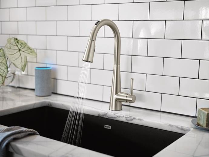 Future you will ask your kitchen tap for a certain amount of water at a certain temperature, and your [Moen tap](https://www.moen.com/smart-home|target="_blank"|rel="nofollow") will deliver, helping reduce water wastage. But you don't have to wait until 2030 though, with this product available this year.