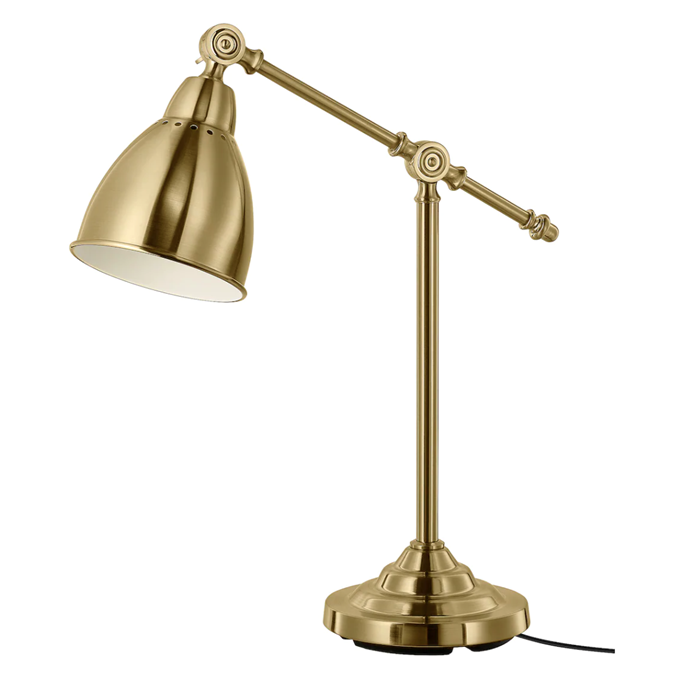 BAROMETER Work lamp, brass-colour, $69, [Ikea](https://www.ikea.com/au/en/p/barometer-work-lamp-brass-colour-80358038/|target="_blank"|rel="nofollow")