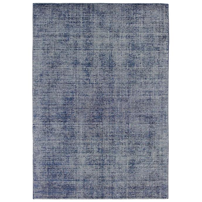 Elements Hand Knotted wool rug in Navy, $1075, [Living Styles](https://fave.co/36gDB9z|target="_blank"|rel="nofollow")