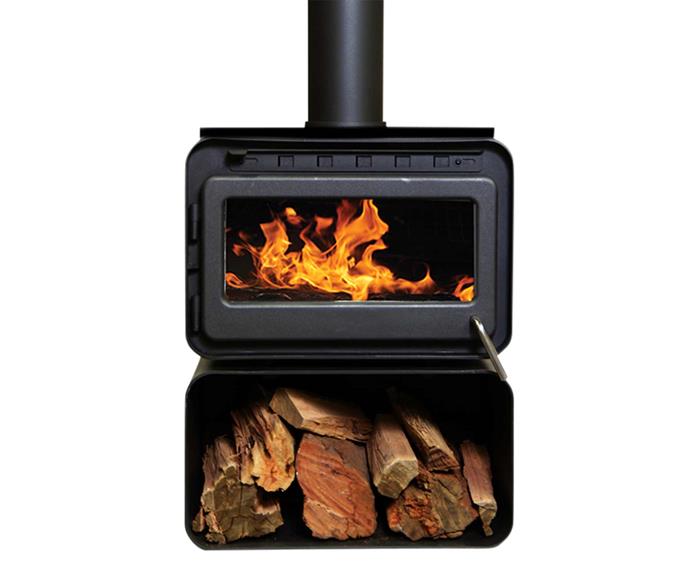 B100 wood fire, $1649, [Blaze Fireplaces](https://www.blazefireplaces.com.au/|target="_blank"|rel="nofollow").