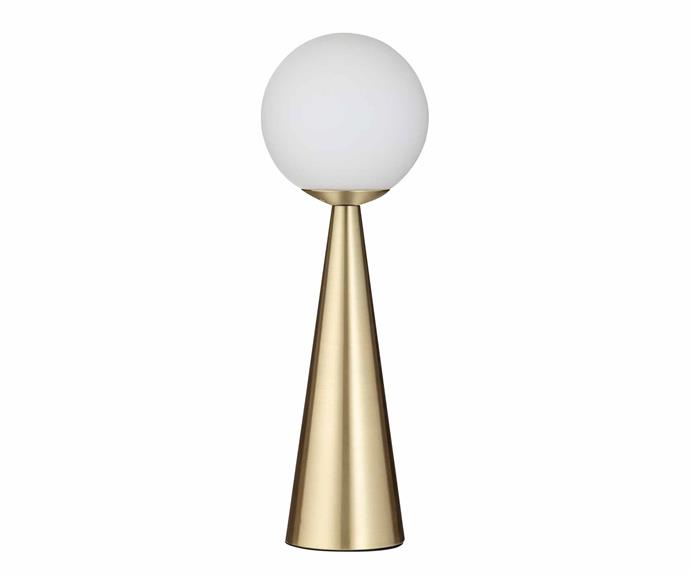 Rigel table lamp, $139, [Trit House](https://www.trithouse.com.au/|target="_blank"|rel="nofollow").