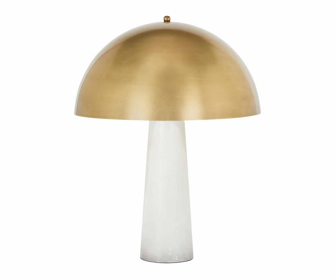 Aleka table lamp, $695, [Coco Republic](https://www.cocorepublic.com.au/|target="_blank"|rel="nofollow").