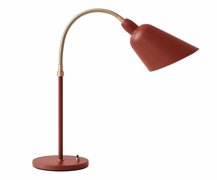 &Tradition 'Bellevue AJ8' table lamp in Copper Brown, $1100, [Cult](https://cultdesign.com.au/|target="_blank"|rel="nofollow").
