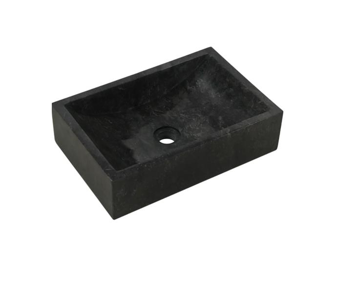 **[vidaXL Sink (45x30x12cm) in Marble Black, $150.99, vidaXL](https://www.vidaxl.com.au/e/8718475617129/vidaxl-sink-45x30x12-cm-marble-black|target="_blank"|rel="nofollow")**<br>
This black, pure marble sink is certainly a statement maker. Dramatic, dark and sturdy, this basin is also toted as being very easy to clean and care for.