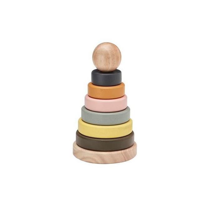 Kids Concept Stacking rings in Neo, $39.95, [Hip Kids](https://www.hipkids.com.au/products/kids-concept-stacking-rings-neo|target="_blank"|rel="nofollow")