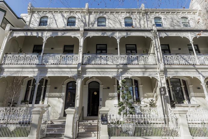 **[Spicers Potts Point](https://spicersretreats.com/retreats/spicers-potts-point/?gclid=Cj0KCQjwo6D4BRDgARIsAA6uN1-TcKBrgAsKUkXd2m3vPjAvFQ32izTdJbDRGziBZ9ImPxk9DRiNrs4aAvG7EALw_wcB|target="_blank"|rel="nofollow")**
<br><br>
If you've entertained dreams of living in one of Sydney's iconic Victorian terraces, here's your chance. Spicers Potts Point is situated in a heritage-listed set of three terraces that had been a guesthouses since the 1880s. But there's nothing stuffy about the interiors of the boutique hotel. With classic features in a fresh white and blue palette, this hotel is a little taste of Sydney life at its finest. 
<br><br>
**Find it:** 122 Victoria St, Sydney NSW 2011