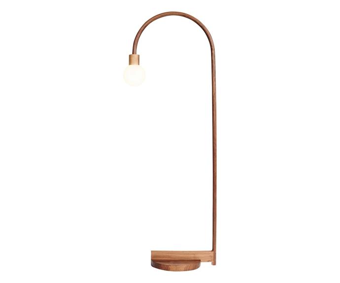 Esteem steam-bent timber floor lamp, from $950, [Apparentt](https://apparentt.com.au/|target="_blank"|rel="nofollow").