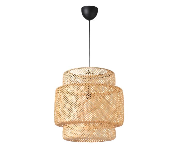 Sinnerlig bamboo pendant, $99, [Ikea](https://www.ikea.com/au/en/|target="_blank"|rel="nofollow").