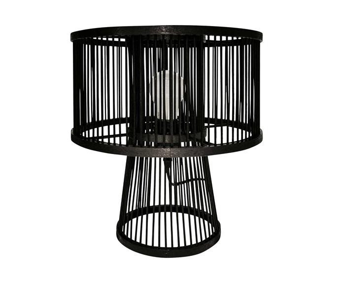 Nutmeg black-bamboo table lamp, $99, [Domo](https://www.domo.com.au/|target="_blank"|rel="nofollow").