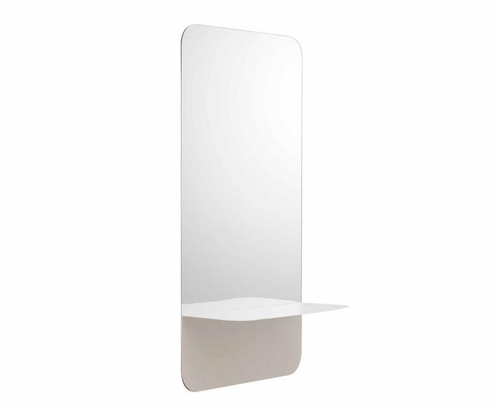 Normann Copenhagen 'Horizon' mirror in White, $230, [Finnish Design Shop](https://www.finnishdesignshop.com/?region=au|target="_blank"|rel="nofollow").