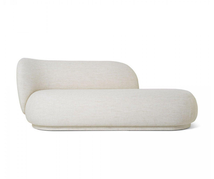 **[ferm LIVING 'Rico Divan' chaise lounge in boucle off-white, $6685, Designstuff](https://www.designstuff.com.au/product/ferm-living-rico-divan-chaise-lounge-boucle-off-white/|target="_blank"|rel="nofollow")**<br>
The curved furniture trend is here to stay and designs like this beautifully rounded chaise are proving why. Produced in Italy, this stunning design is sure to be a talking point in your living space and a much-loved furniture piece for years to come.