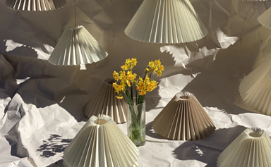 Trend alert: Pleated lamps and homewares