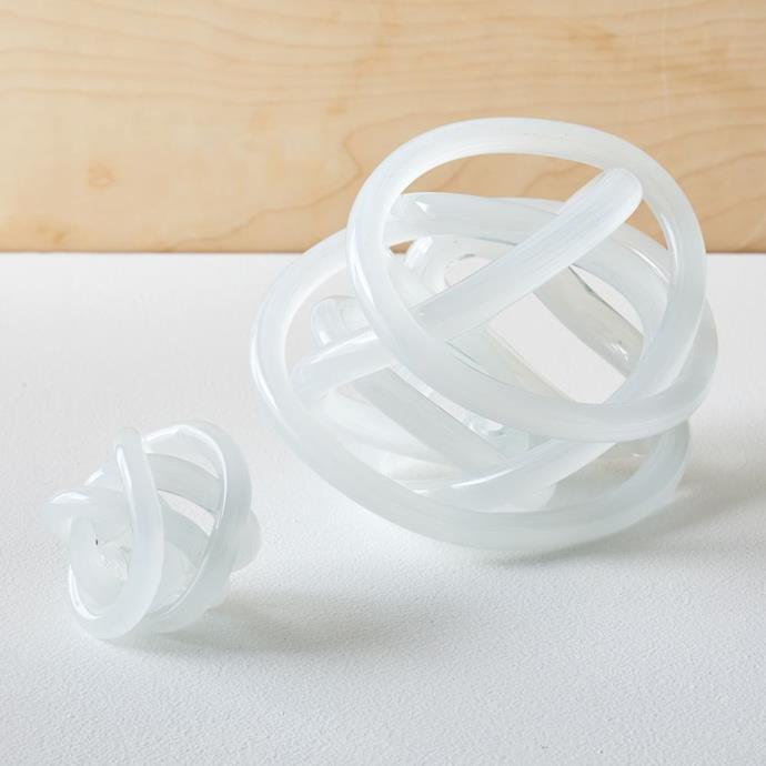 Glass Knots, from $49 to $99, [West Elm](https://www.westelm.com.au/glass-knots-d3727|target="_blank"|rel="nofollow")
