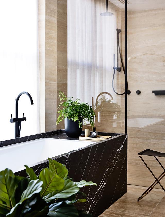 **Add some greenery.** Plants can work with whatever space you have making them an ideal finishing touch for a small bathroom. Be guided by your bathroom's limitations when it comes to selection, and remember, no matter how small your shrubbery, it will add a calming balance to the room.