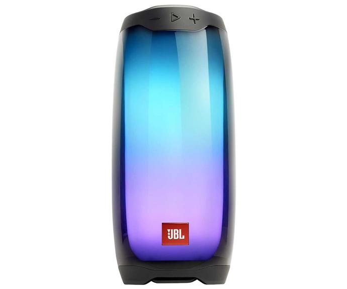 JBL Pulse 4 Portable Bluetooth Speaker, $329, [JB Hi-Fi](https://www.jbhifi.com.au/products/jbl-pulse-4-portable-bluetooth-speakerblack|target="_blank"|rel="nofollow").