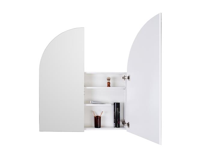 Kado Neue Arch 900 x 1050mm 2 Door Mirrored Shave Cabinet, $929, [Reece](https://www.reece.com.au/product/vanities-mirrors-c621/mirrors-cabinets-c623/mirrored-cabinets-c2582/kado-neue-arch-900-x-1050mm-2-door-mirrored-shave-2351625|target="_blank"|rel="nofollow")