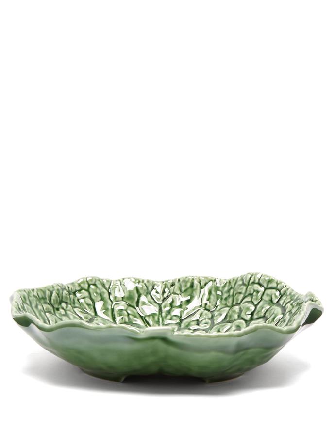 Bordallo Pinheiro, Cabbage earthenware bowl, $40, [MatchesFashion](https://www.matchesfashion.com/au/products/Bordallo-Pinheiro-Cabbage-earthenware-bowl-1341504|target="_blank")