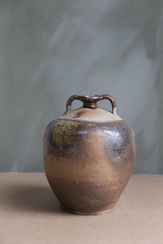 19th Century Puisaye French Olive Oil Jar, $550, [Tigmi Trading](https://tigmitrading.com/collections/accessories-all/products/19th-century-puisaye-french-olive-oil-jar|target="_blank"|rel="nofollow")