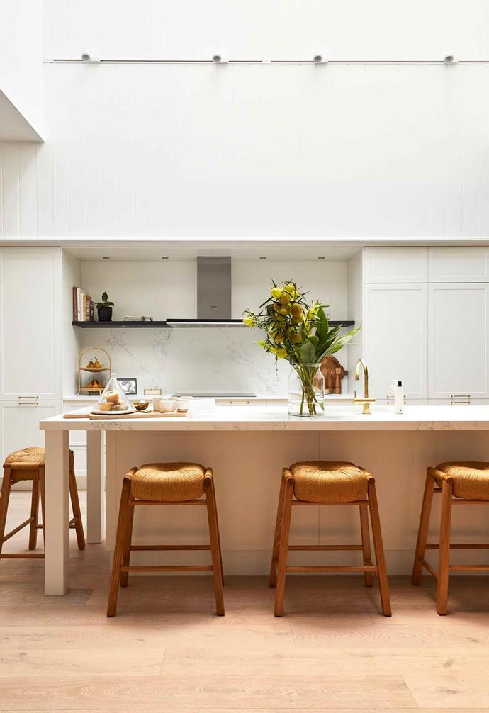 Embracing a warm neutral and timber palette, Andy and Deb's infamous kitchen was one of the most well received on *The Block*.