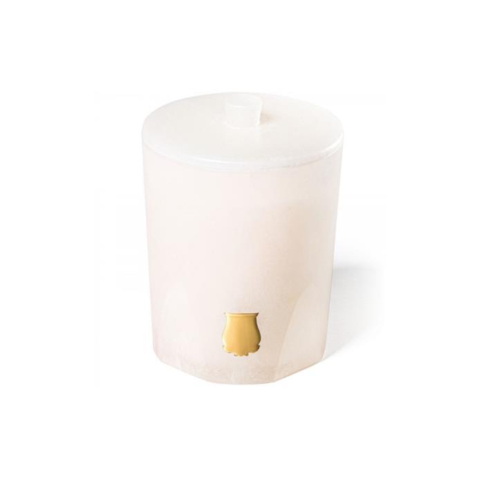 Alabaster 'Ernesto' candle, $299, [Libertine Parfumerie](https://www.libertineparfumerie.com.au/product/alabaster-ernesto-candle/|target="_blank"|rel="nofollow")