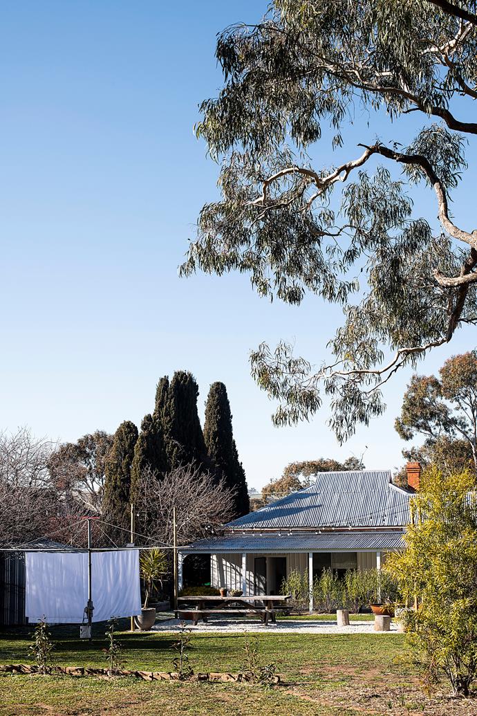 The 1200-square-metre block has a tranquil backyard.