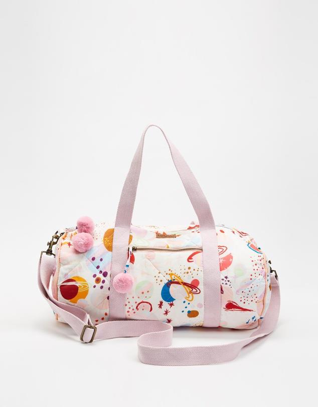 Kip&Co Planet Kip Kids Quilted Duffle Bag, $69, [The Iconic](https://www.theiconic.com.au/planet-kip-quilted-duffle-bag-kids-1077753.html|target="_blank"|rel="nofollow").