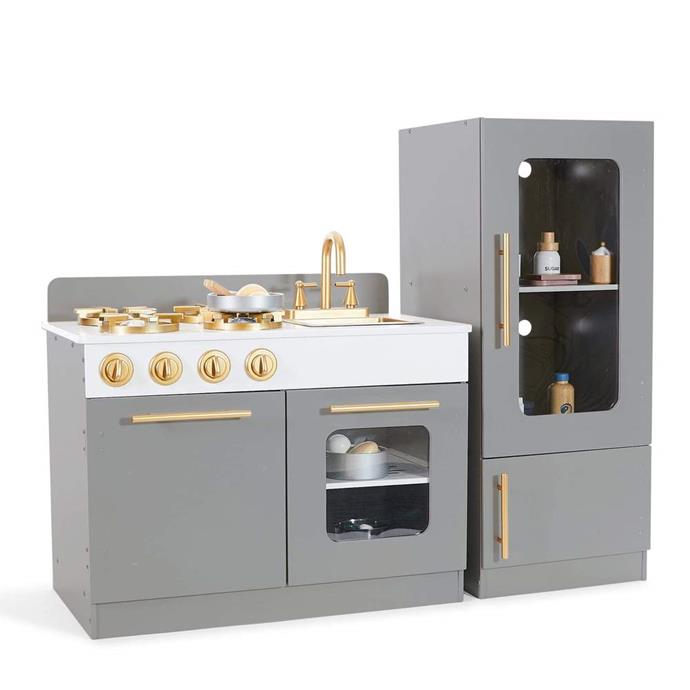 Gourmet Toy Kitchen Set, $299.95, [Hip Kids](https://www.hipkids.com.au/products/gourmet-toy-kitchen-set|target="_blank"|rel="nofollow")