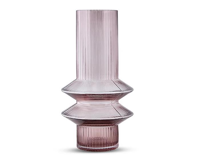 **[Memphis Vase - Large, $79, Marmoset Found](https://marmosetfound.com.au/collections/glass/products/memphis-vase-rose-l|target="_blank"|rel="nofollow")**<br>
Made by hand in a unique shape and earthy palette, Marmoset Found's memphis vase in rose goes beyond trends. This is a piece that will be treasured for years to come.