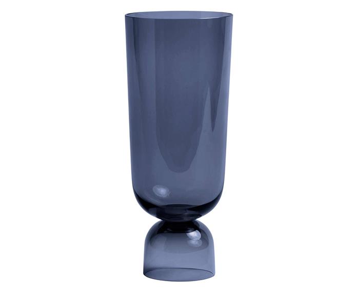 Bottoms Up vase in Navy, $205, [Hay](https://hayshop.com.au/|target="_blank"|rel="nofollow").