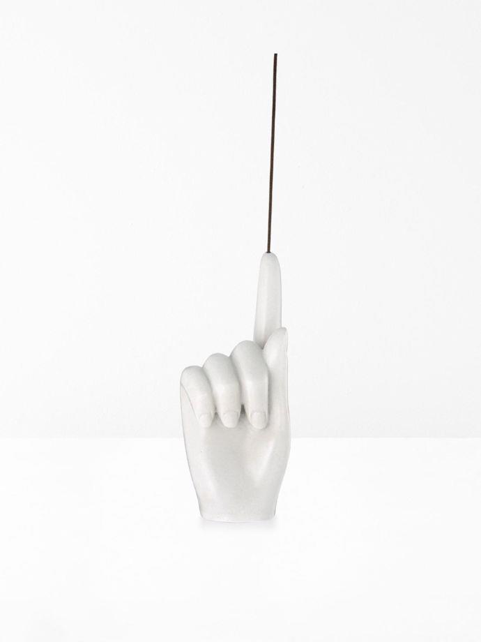 The Marble Hand Incense Holder by Maison Balzac, $129, [Aura Home](https://www.aurahome.com.au/the-marble-hand-maison-balzac-white|target="_blank"|rel="nofollow")