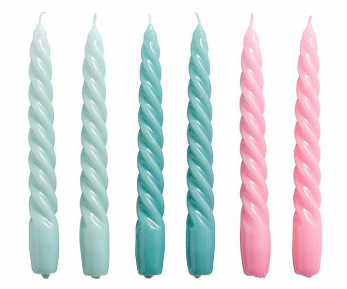 **[Hay Twist candles - set of 6, $41.20, Finnish Design Shop](https://www.finnishdesignshop.com/decoration-candles-candle-holders-candles-twist-candles-set-arctic-blue-teal-pink-p-30311.html|target="_blank"|rel="nofollow")**
