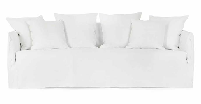 **[Bronte Italian white linen 3-seat sofa, $1999 (usually $2499), Lounge Lovers](https://www.loungelovers.com.au/so3sbronwhi00-italian-linen-white|target="_blank"|rel="nofollow")**<br>If you love coastal style, you'll want to look no further than Lounge Lovers' Bronte 3-Seat Sofa. With removable (and washable!) cases, you can rest easy knowing your brand new sofa will stay pristine white for a long time. Upholstered in 100% linen fabrics, the Bronte sofa is incredibly comfy to sit on, and comes in four standard linen colourways as well as a number of custom fabric options. The Bronte is available in both a 2-seater, 3-seater and 4-seater option, as well as a solo love seat.[**SHOP NOW**](https://www.loungelovers.com.au/so3sbronwhi00-italian-linen-white|target="_blank"|rel="nofollow")