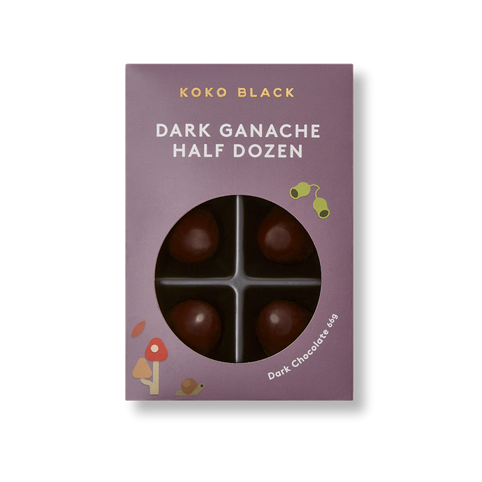 [**Dark ganache half dozen eggs, $9.90, Koko Black**](https://www.kokoblack.com/products/dark-ganache-half-dozen-eggs|target="_blank"|rel="nofollow")
