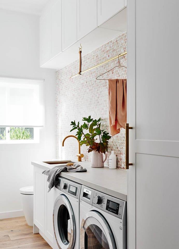 You can do your handwashing at the laundry sink. Bonus points if yours is as beautiful as the one in this [glamourous laundry.](https://www.homestolove.com.au/glamorous-laundries-19386|target="_blank") 