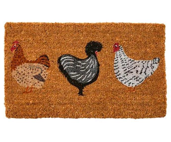 **[Coir Three Chooks Doormat, $39.99, Adairs](https://www.adairs.com.au/homewares/floor-rugs-mats/home-republic/coir-three-chooks-doormat/|target="_blank"|rel="nofollow")** 

Help prevent bringing the outdoors inside with the help of this adorable coir doormat from Adairs. The sweet design is sure to bring a smile to mum's face, while the hard-wearing coir material makes the doormat highly durable, weatherproof and effective at keeping the bottom of your shoes clean. **[SHOP NOW.](https://www.adairs.com.au/homewares/floor-rugs-mats/home-republic/coir-three-chooks-doormat/|target="_blank"|rel="nofollow")** 