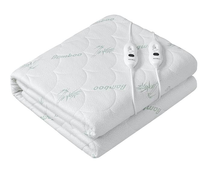 **[Dreamaker bamboo Queen quilted electric blanket, $135.96, Bunnings](https://www.bunnings.com.au/dreamaker-bamboo-quilted-electric-blanket-queen-size_p0232844|target="_blank"|rel="nofollow")** 
<br></br>
Made with a breathable blend of bamboo and polyester, this soft electric blanket is both plush and durable. Designed to meet both Australian and New Zealand safety standards, this is a great option for those who want extra warmth but are concerned about feeling hot and overheated. **[SHOP NOW.](https://www.bunnings.com.au/dreamaker-bamboo-quilted-electric-blanket-queen-size_p0232844|target="_blank"|rel="nofollow")**