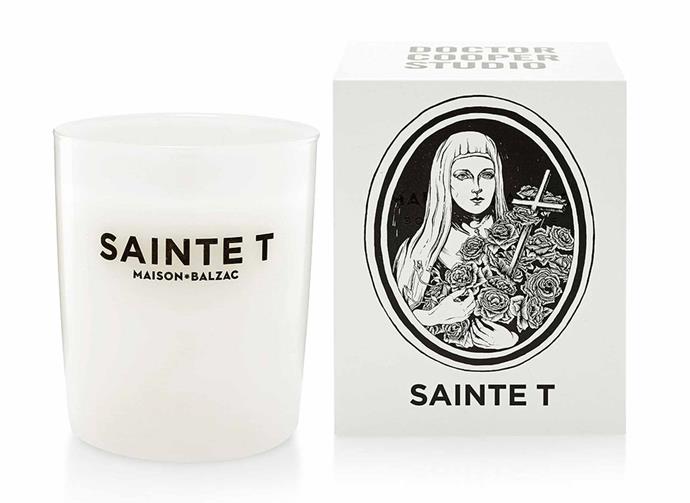 **Maison Balzac Sainte T Candle, $69, [Adore Beauty](https://www.adorebeauty.com.au/maison-balzac/maison-balzac-sainte-t-candle-large.html|target="_blank"|rel="nofollow")**.<br><br>Elise Pioch's memories of growing up in the South of France inspired by the creation of Maison Balzac, and the Sydney-based brand is renowned for their decadent fragrances and beautiful homewares. Sainte T was created in collaboration with Australian florist Dr Lisa Cooper and fittingly highlights a bouquet of fresh florals "inspired by the smell of a thousand cut flowers".