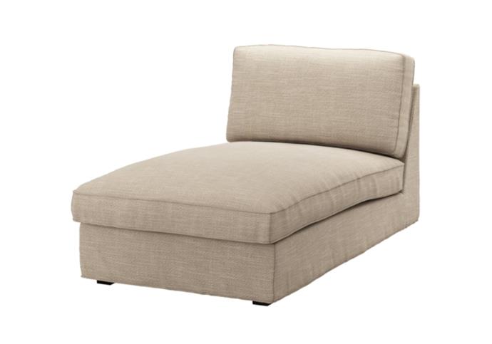 **[KIVIK chaise longue, from $350, Ikea](https://www.ikea.com/au/en/p/kivik-chaise-longue-orrsta-light-grey-s59011389/|target="_blank"|rel="nofollow")**<br>
KIVIK is a generous seating series with a soft, deep seat and comfortable support for your back. The seat cushion moulds precisely to your body and regains its smooth surface when you get up because it has a top layer of memory foam.