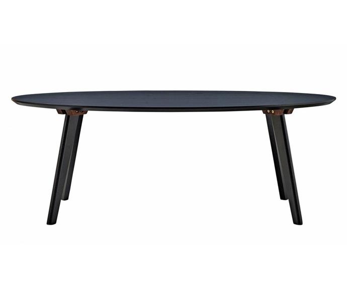 **[Cody coffee table, $199, Harvey Norman](https://www.harveynorman.com.au/cody-coffee-table.html|target="_blank"|rel="nofollow")**<br>
Flaunting a simple, streamline design, the Cody Coffee Table adds a touch of contemporary style to your living room. A rubberwood and oak veneer construction offers strength and durability with your choice of a natural wood grain or black finish.