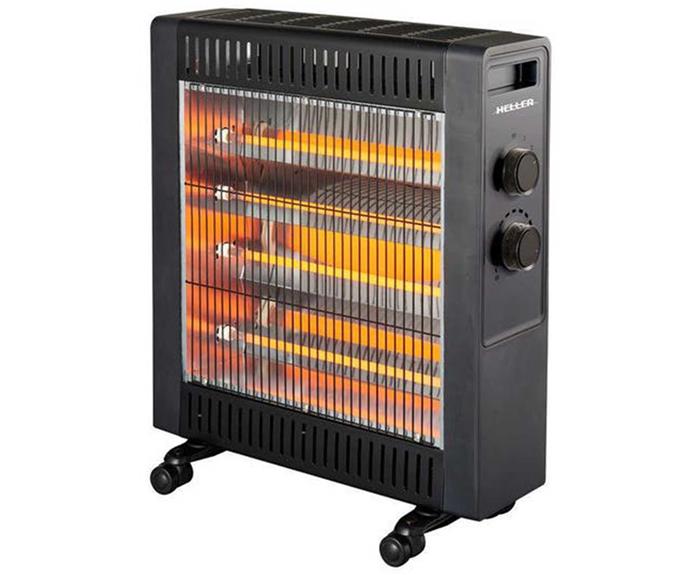 **[Heller 2200W Quartz radiant heater, $105, Catch](https://www.catch.com.au/product/heller-2200w-quartz-radiant-heater-1544958|target="_blank"|rel="nofollow")**<br>
With two heat settings and a safety tip over switch as well as overheat protection, this compact radiant heater is an easy solution to chasing away the winter cold. Powered with a clever quartz heating element, the Quartz Radiant Heater can be used both indoors and outdoors, and includes a 1.8 metre cord. And the best part? Have it arrive on your doorstep courtesy of Catch's free shipping! **[SHOP NOW](https://www.catch.com.au/product/heller-2200w-quartz-radiant-heater-1544958|target="_blank"|rel="nofollow")**